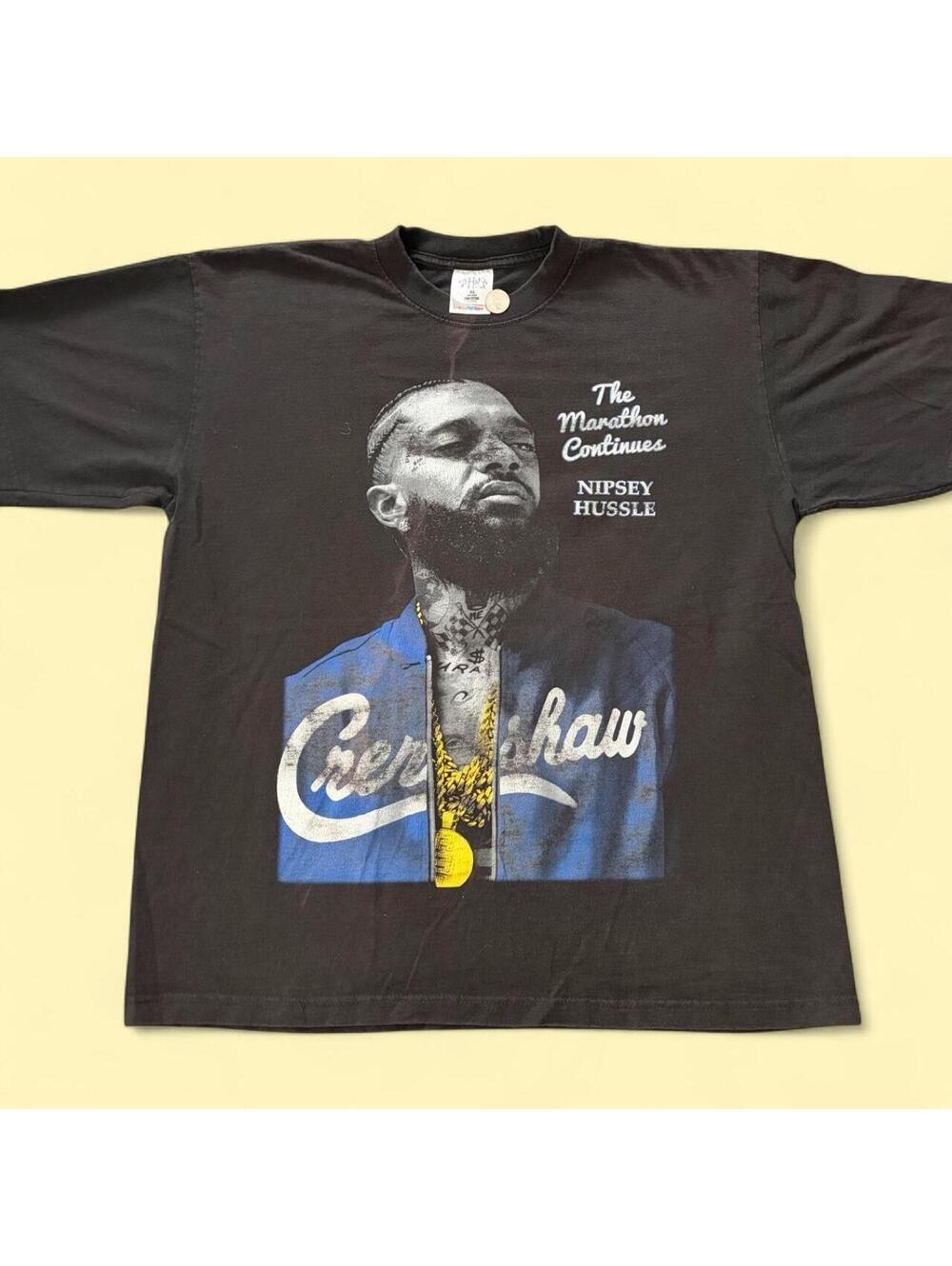 Nipsey Hussle The Marathon Continues T-Shirt — Size XL - 0469